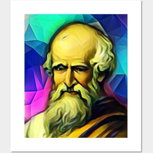 Archimedes Colourful Portrait | Archimedes Artwork 7 Posters and Art